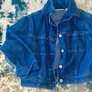TEEN cropped jean jacket